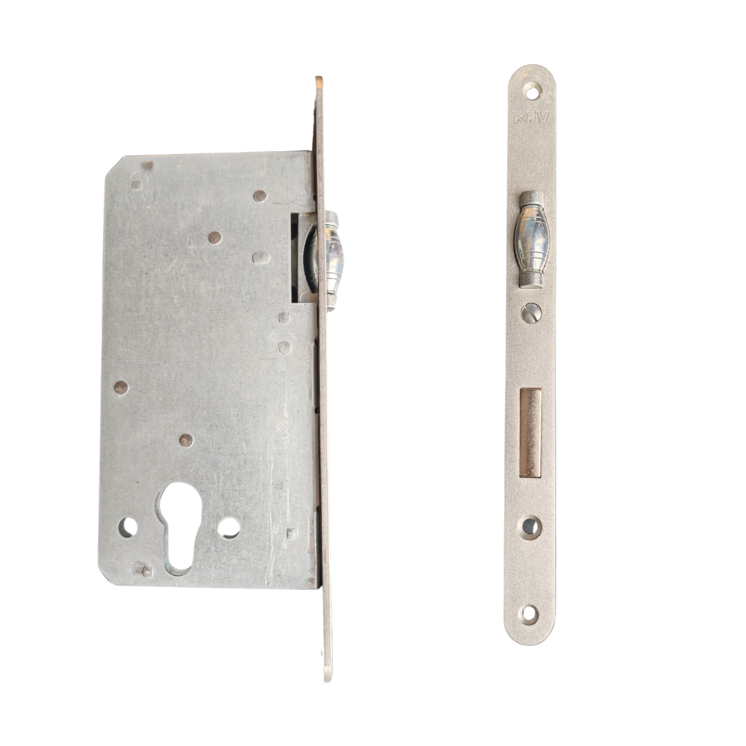 Serrure à entailler pz à rouleaux 55mm