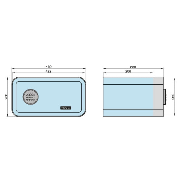 Coffre-fort mySafe 430-code