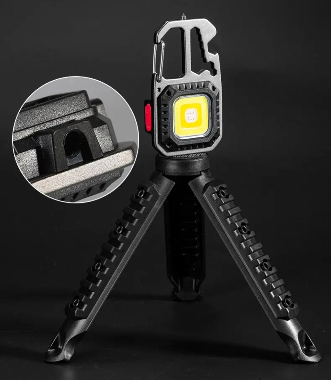 Lampe LED Multifonction Rechargeable USB-C avec Trépied