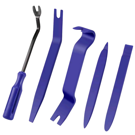 Kit de 5 Outils de Dépose en Plastique – Spécial Automobile & Serrurerie