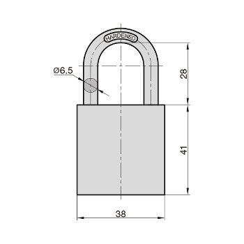 Cadenas Rouge Haut de Gamme à Graver – Robuste & Élégant