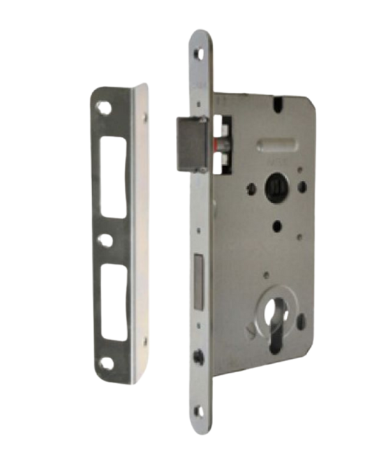 Serrure à mortaiser 60/72 PZ réverssible. Têtiere de 20mm.